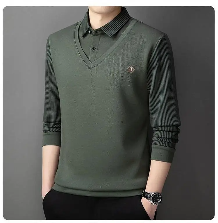 高檔加絨休閒POLO衫