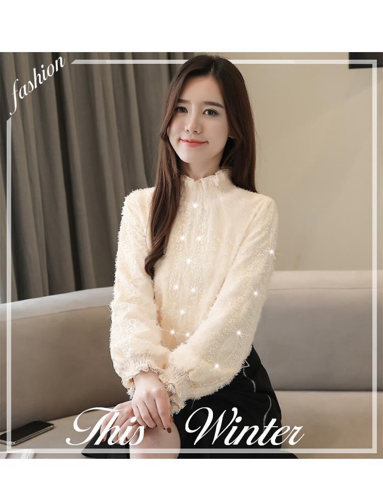 百搭蕾絲打底衫